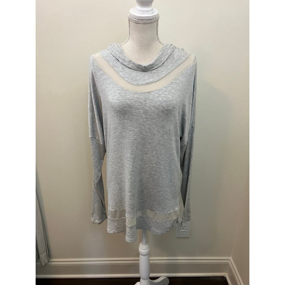 Balance Collection Gray Long Sleeve Hoodie Size XL